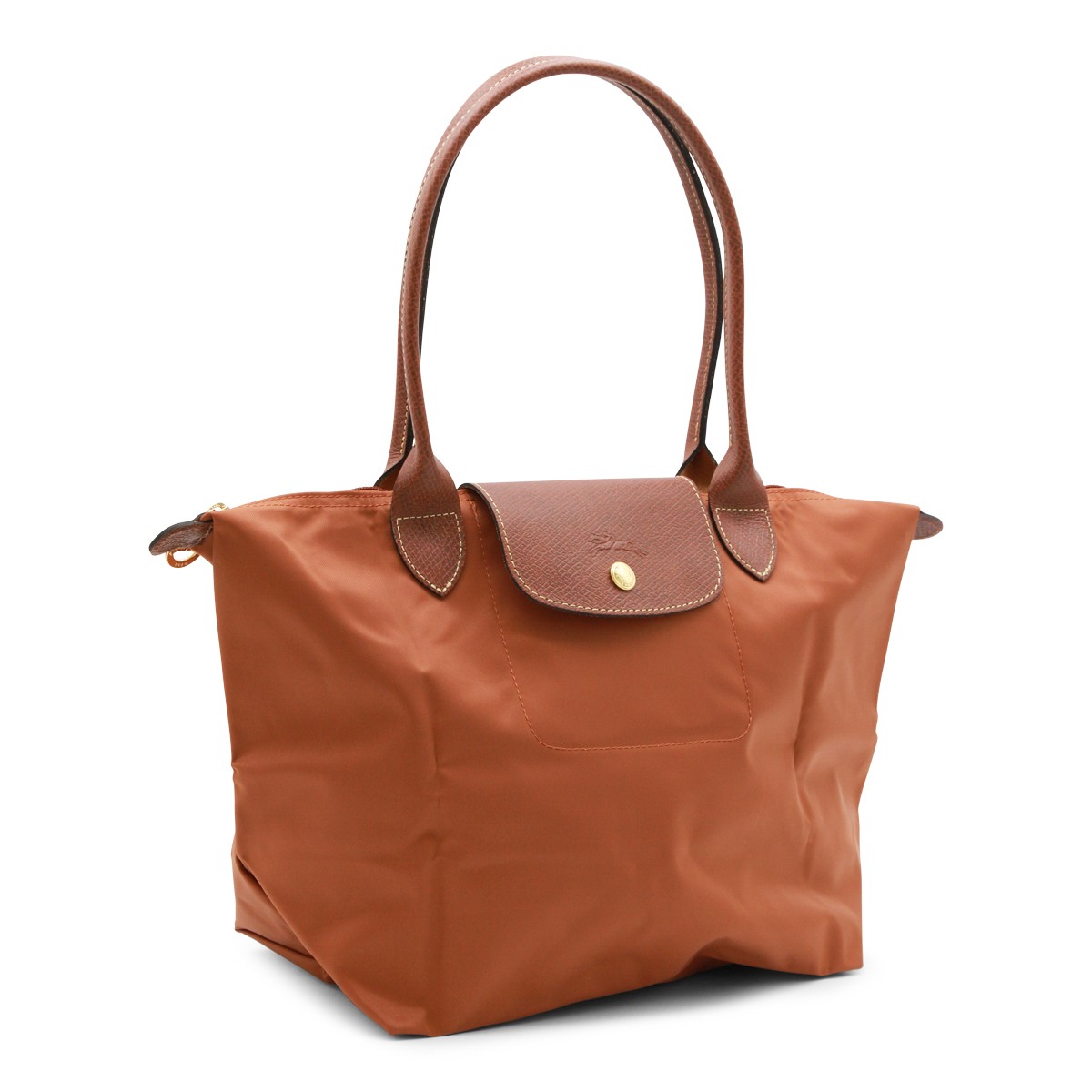 BROWN CANVAS LE PLIAGE TOTE BAG