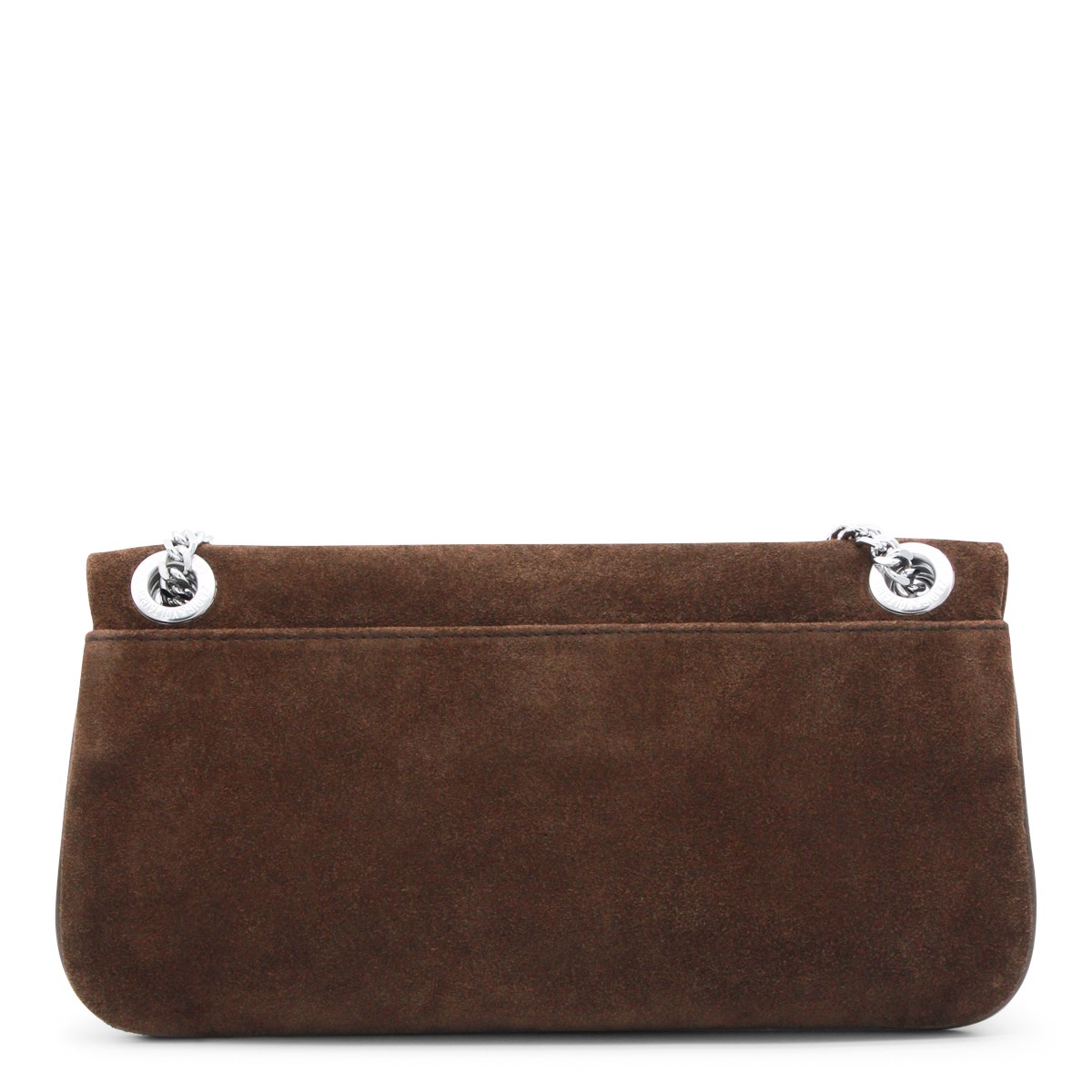 WOOD LEATHER ROCK II SUEDE SHOULDER BAG