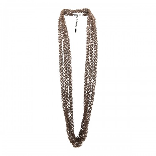 BROWN METAL NECKLACE