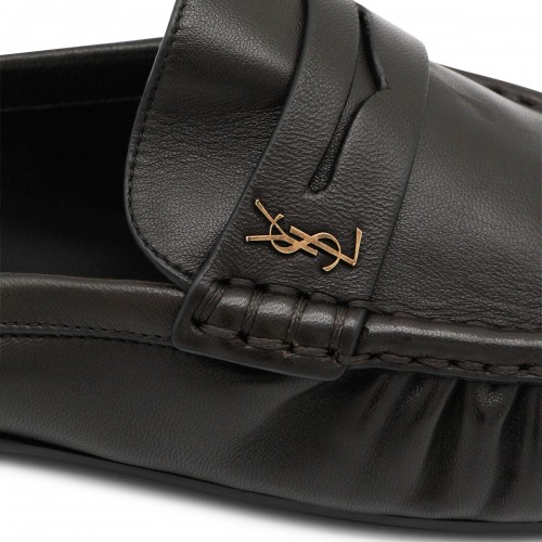 EAGLE BROWN LEATHER LOAFERS