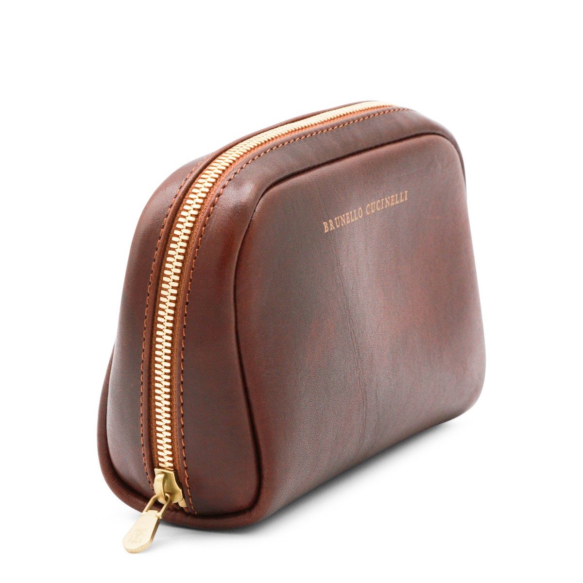 BURGUNDY LEATHER POUCHE