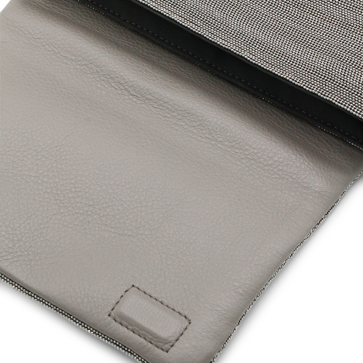 DARK BROWN LEATHER CROSSBODY BAG