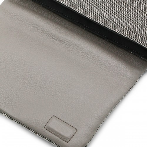 DARK BROWN LEATHER CROSSBODY BAG