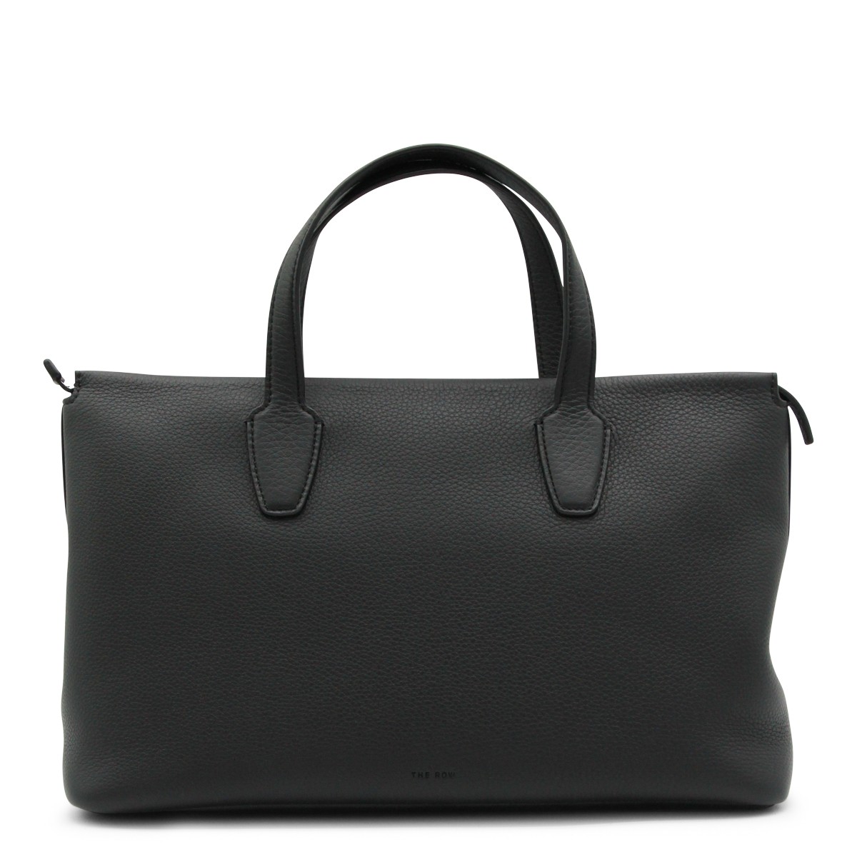 BLACK LEATHER MARCEL TOP HANDLE BAG
