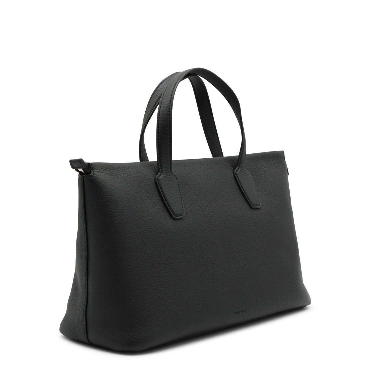 BLACK LEATHER MARCEL TOP HANDLE BAG