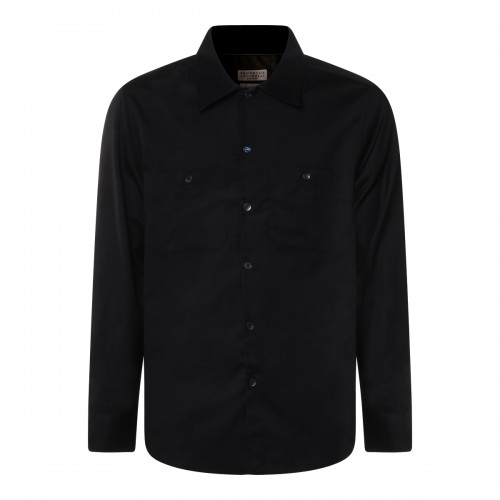 NAVY COTTON SHIRT