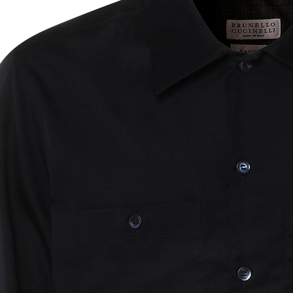 NAVY COTTON SHIRT