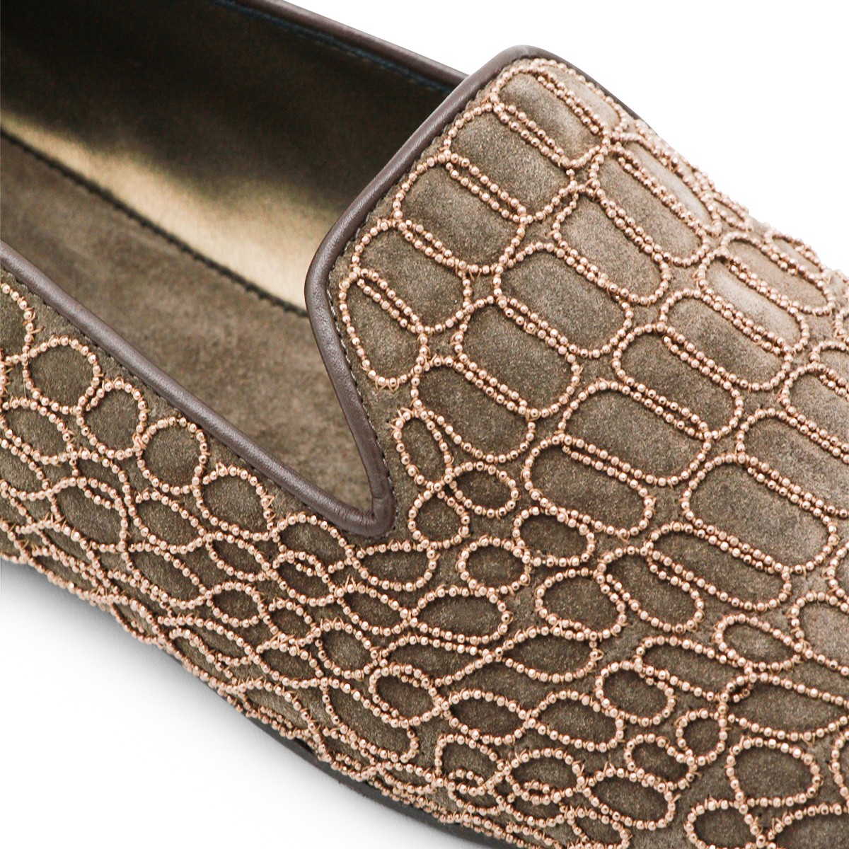 WHITE LEATHER LOAFER