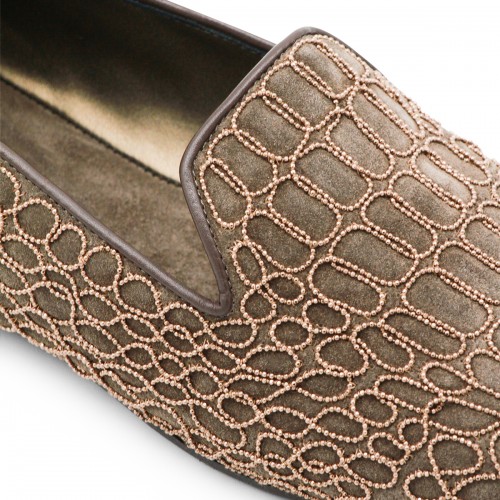 WHITE LEATHER LOAFER