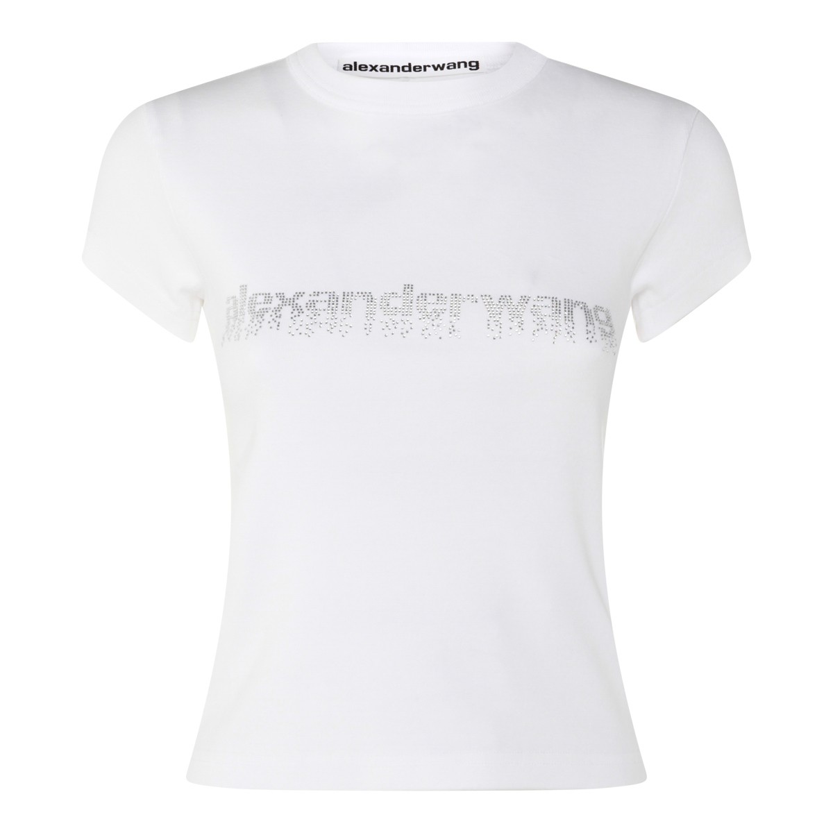 WHITE COTTON T-SHIRT
