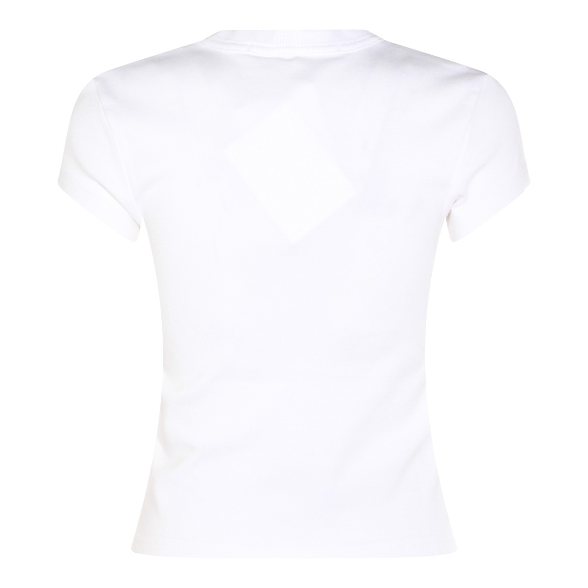 WHITE COTTON T-SHIRT