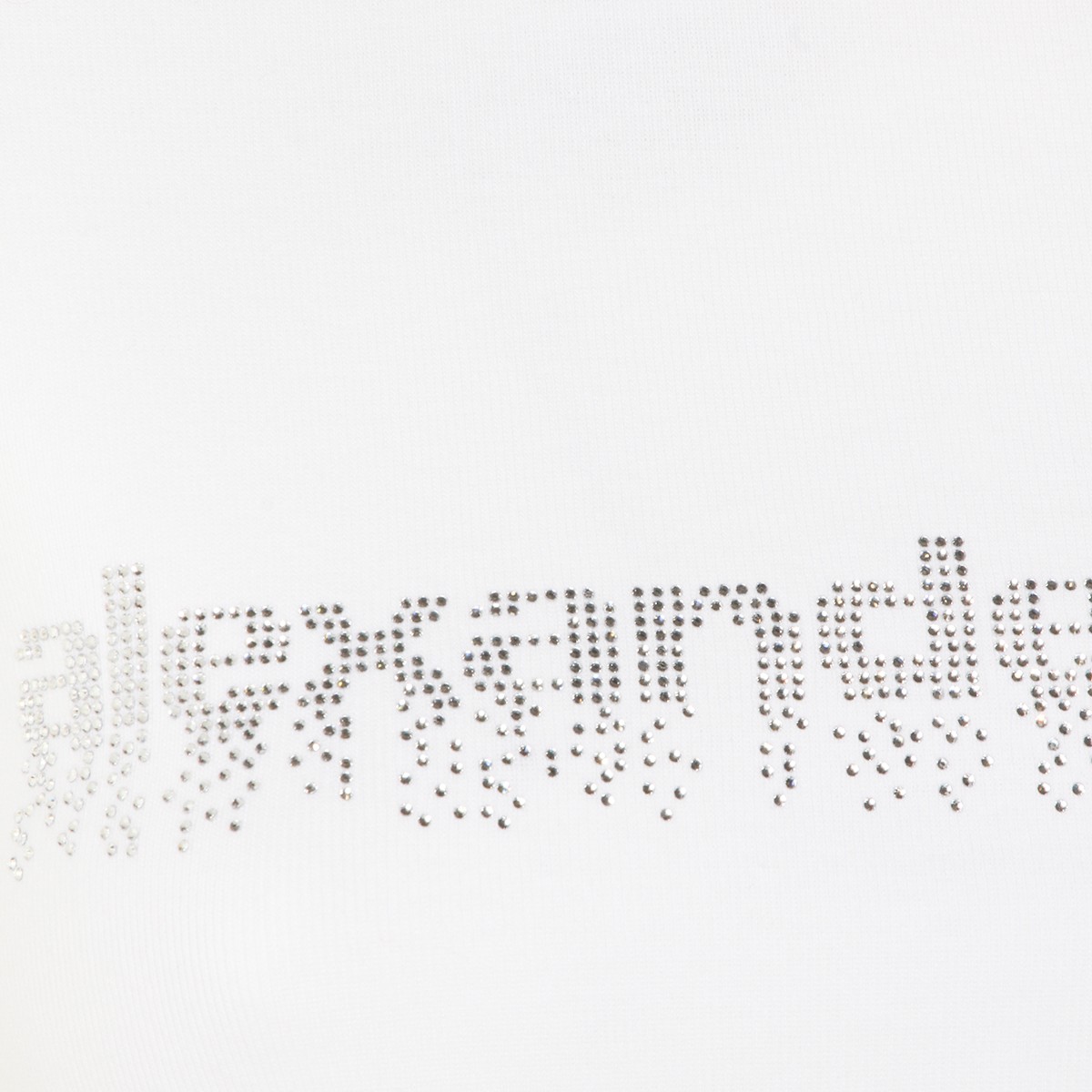 WHITE COTTON T-SHIRT