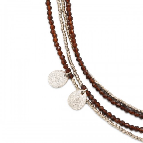 BROWN AND SILVER METAL... 2