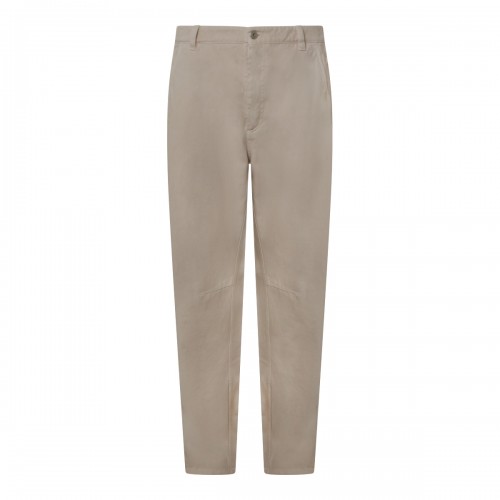 WARM WHITE COTTON PANTS