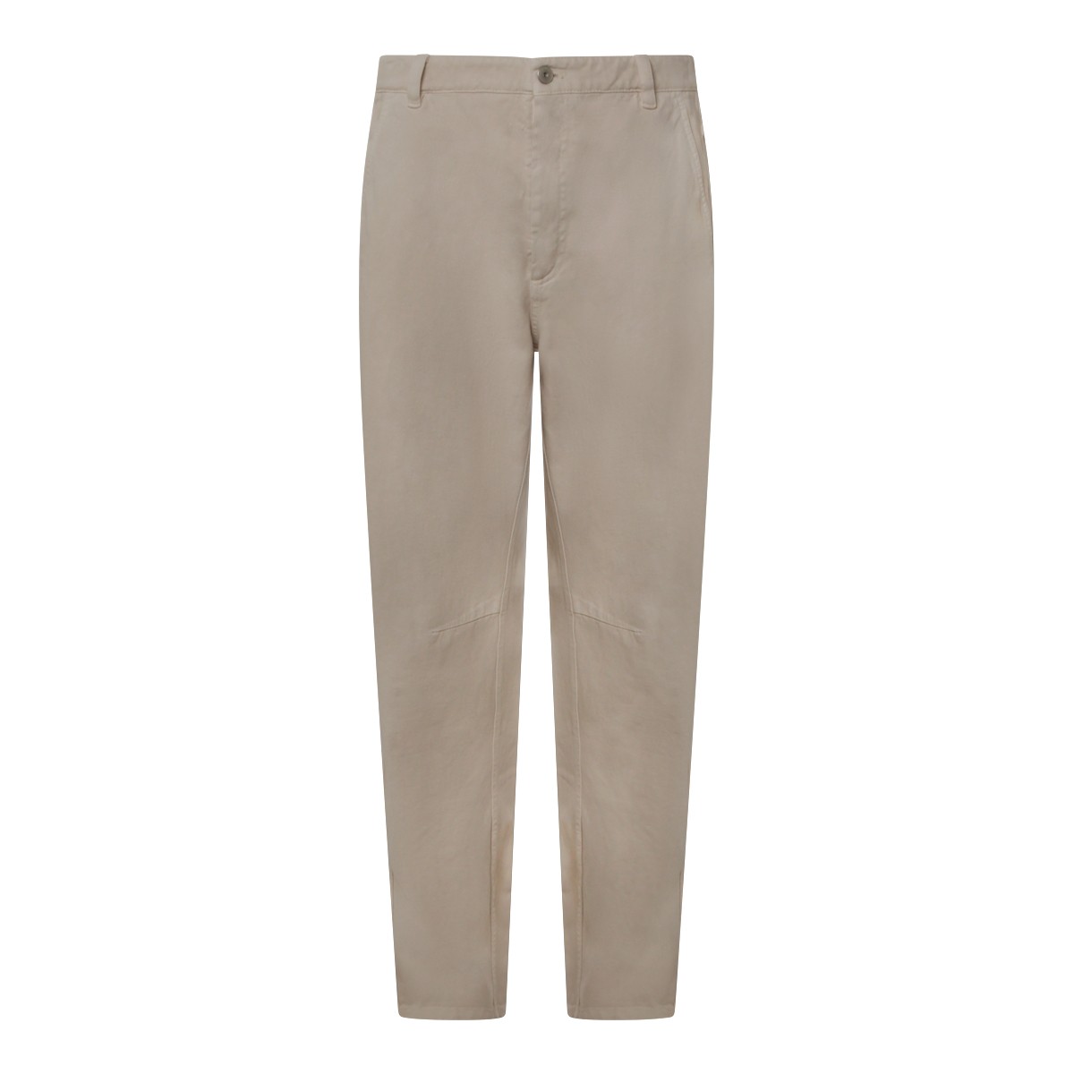 WARM WHITE COTTON PANTS