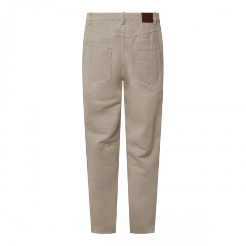 WARM WHITE COTTON PANTS