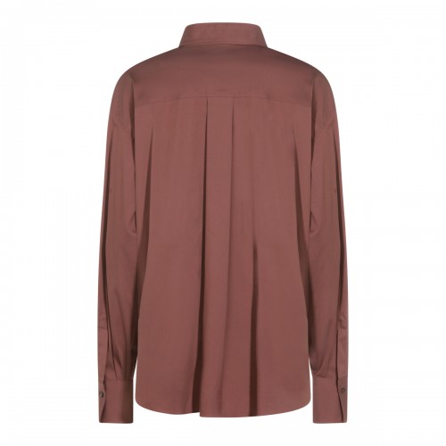 RED BROWN COTTON SHIRT 2