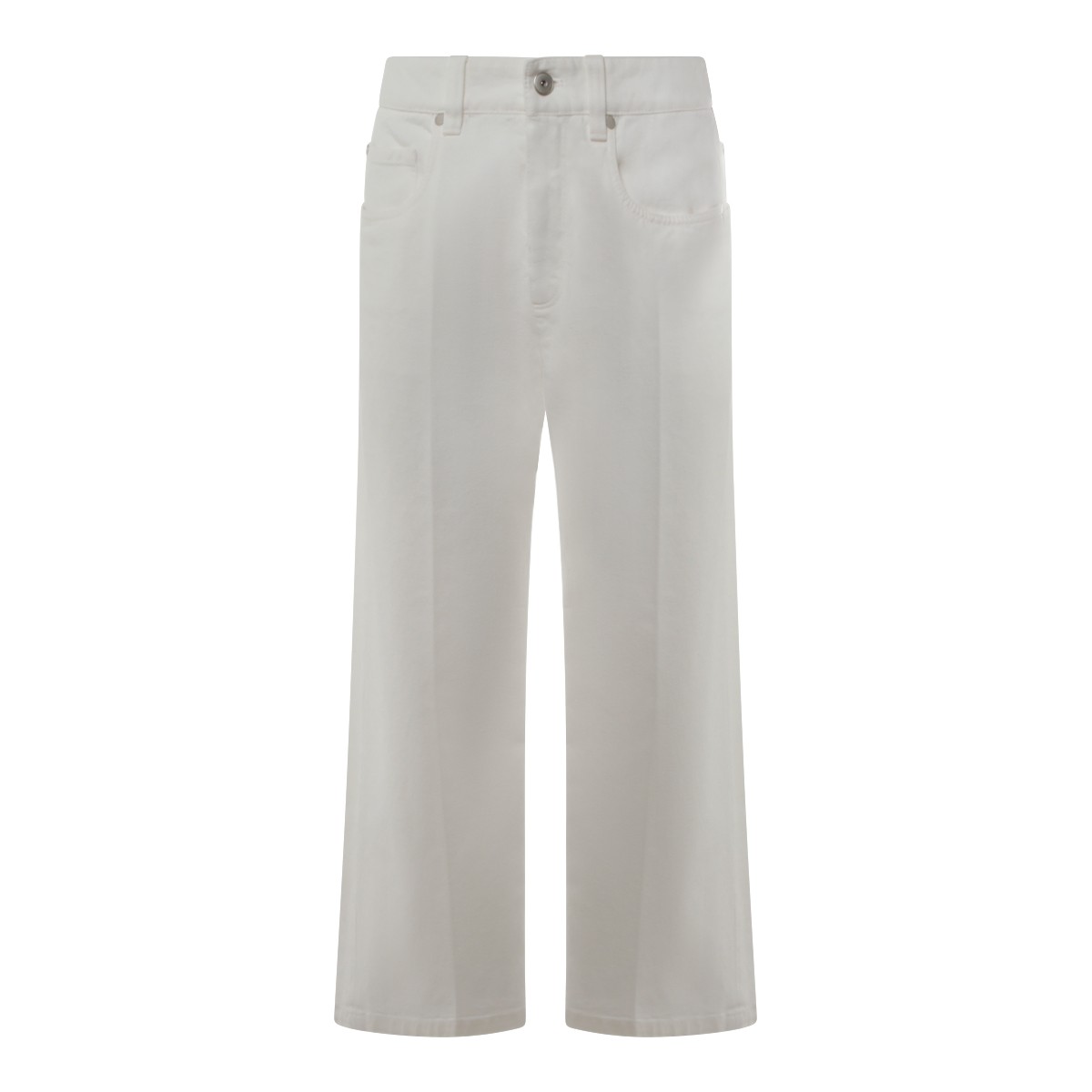WHITE COTTON PANTS