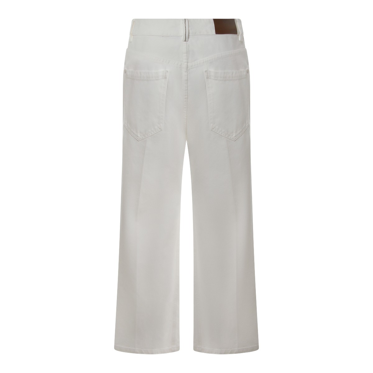 WHITE COTTON PANTS