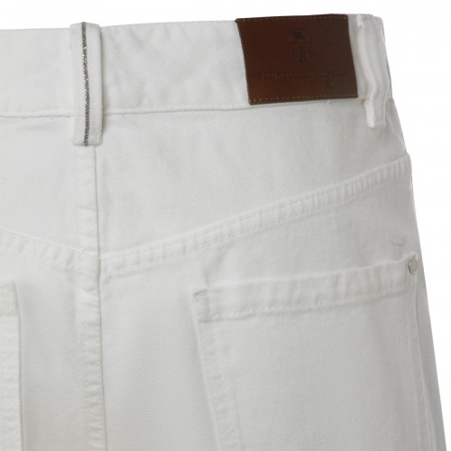 WHITE COTTON PANTS
