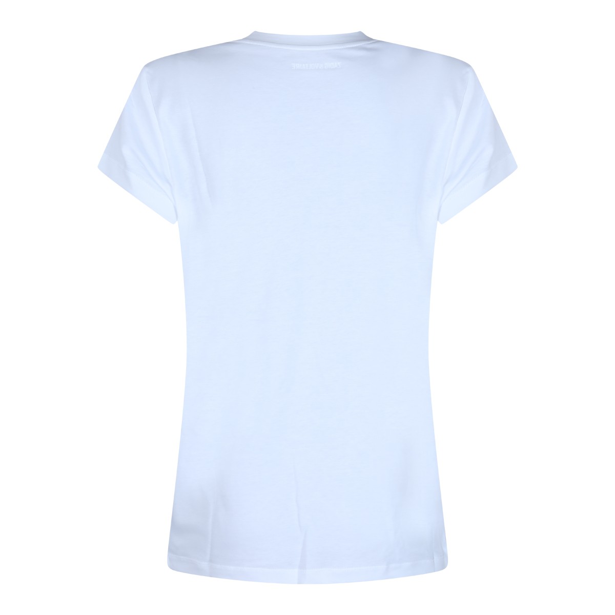 WHITE COTTON T-SHIRT