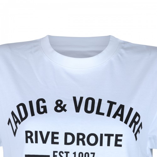 WHITE COTTON T-SHIRT