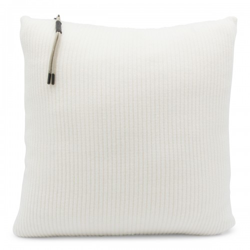 WHITE CASHMERE PILLOW