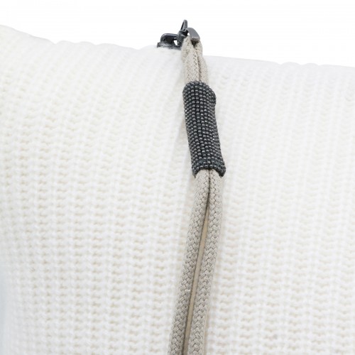 WHITE CASHMERE PILLOW