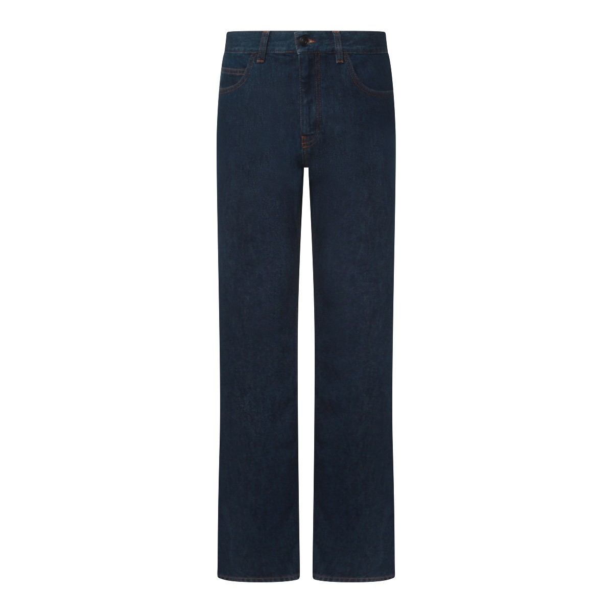 DARK BLUE COTTON JEANS
