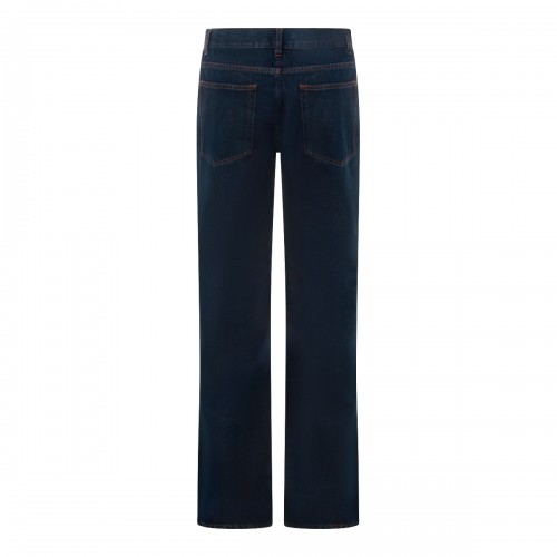 DARK BLUE COTTON JEANS