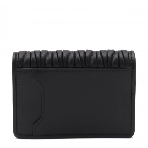 BLACK LEATHER WALLET