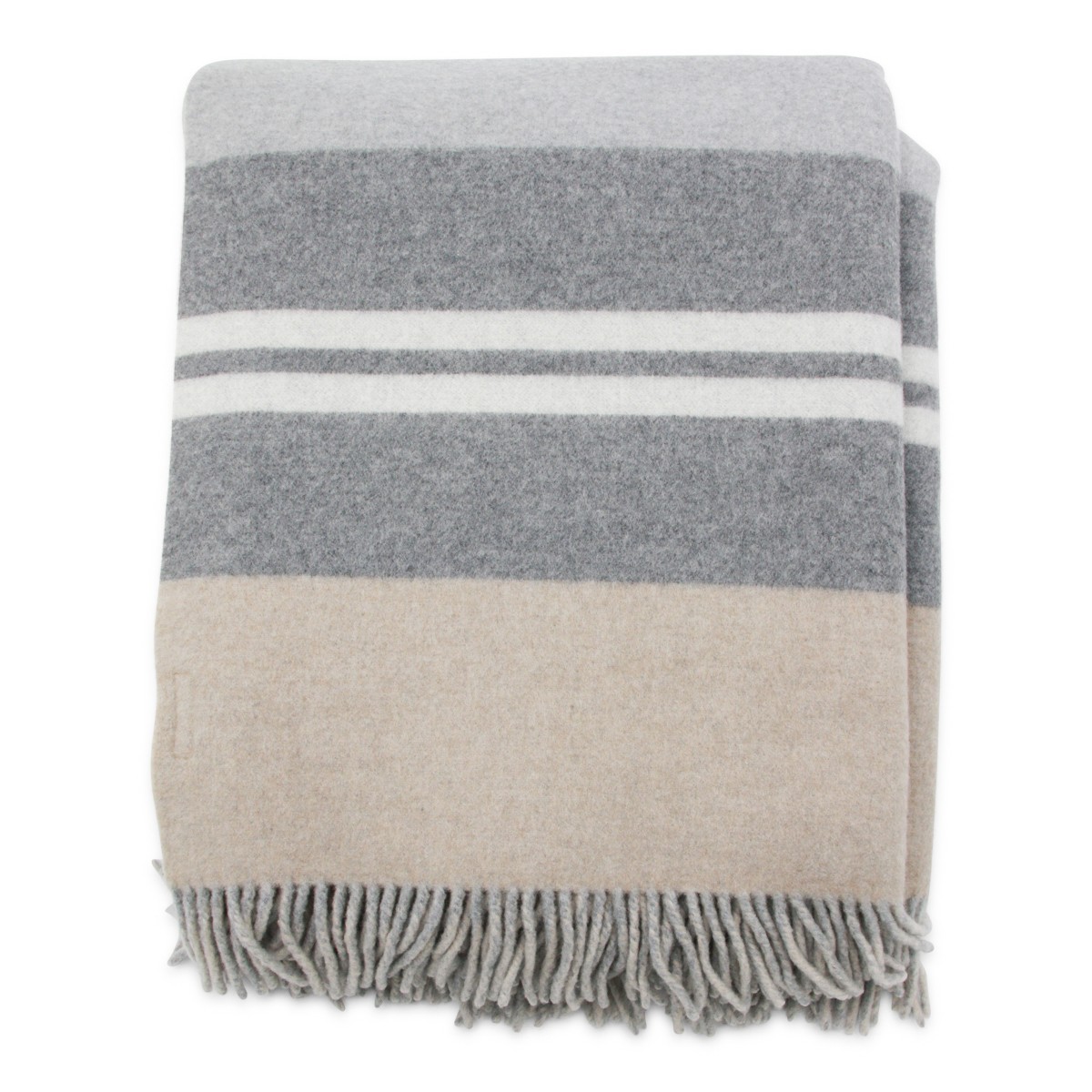 LIGHT GREY CASHMERE BLANKET