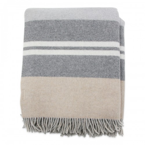 LIGHT GREY CASHMERE BLANKET