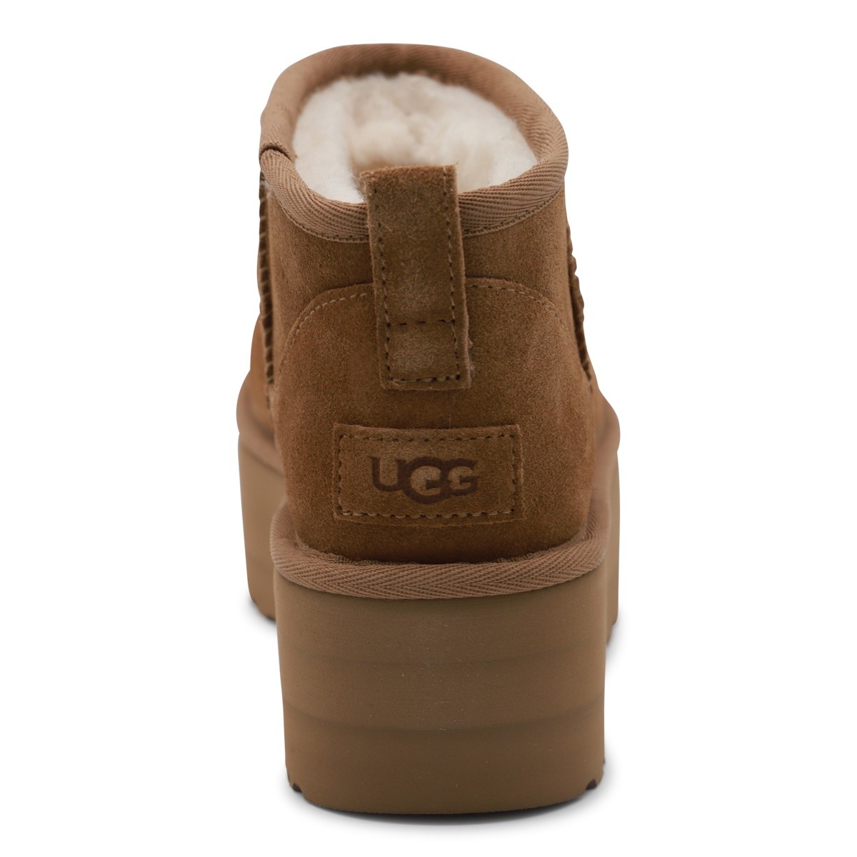 BROWN CLASSIC ULTRA MINI PLATFORM BOOTS