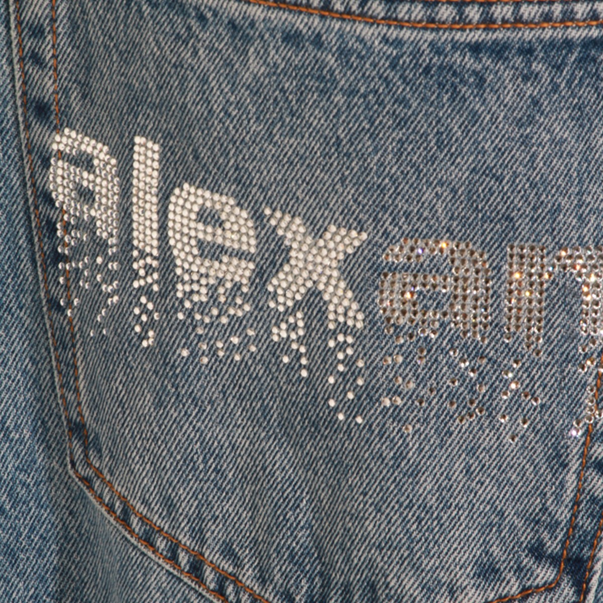 VINTAGE LIGHT INDIGO COTTON JEANS