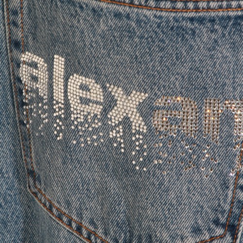 VINTAGE LIGHT INDIGO COTTON JEANS