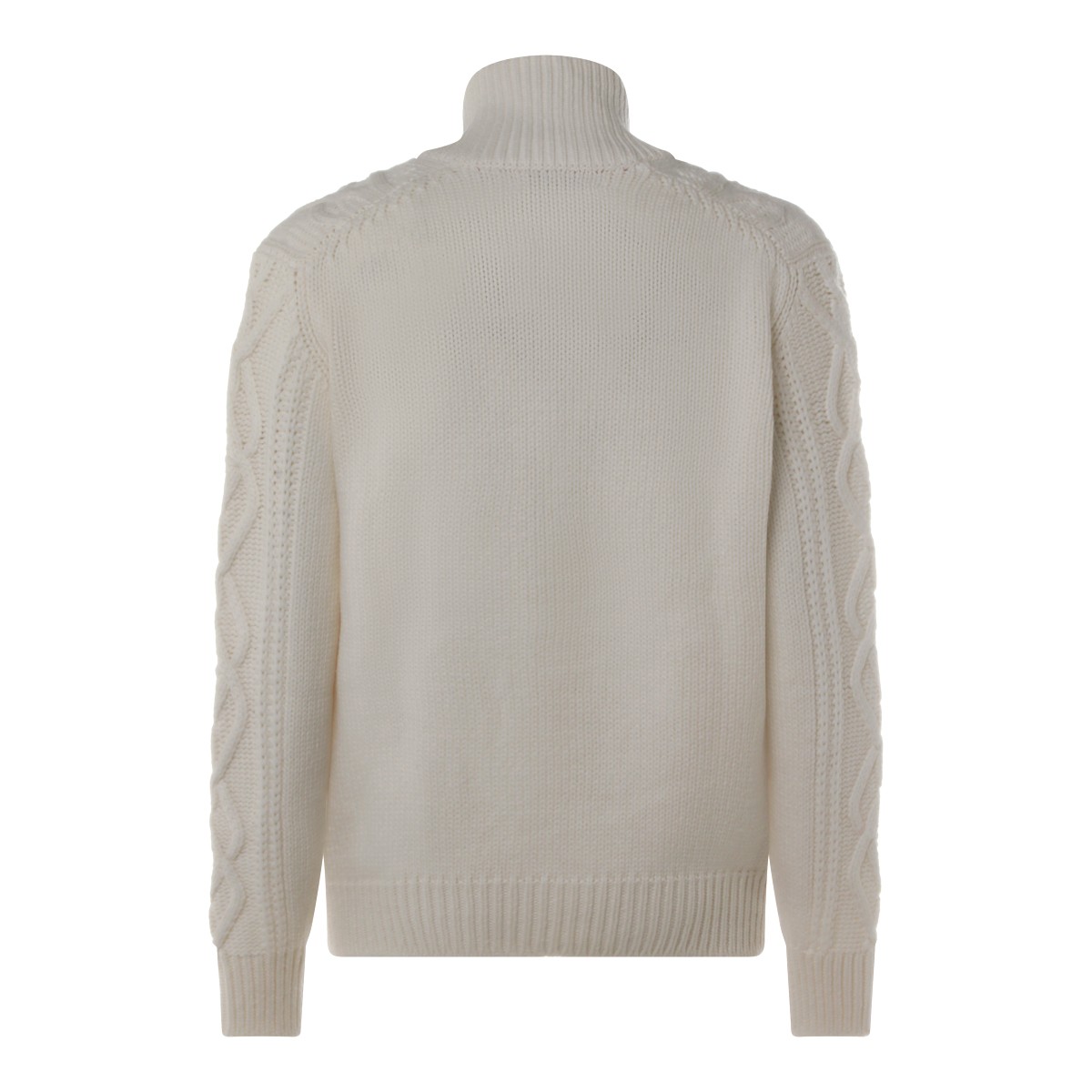 WHITE CACHEMIRE KNITWEAR