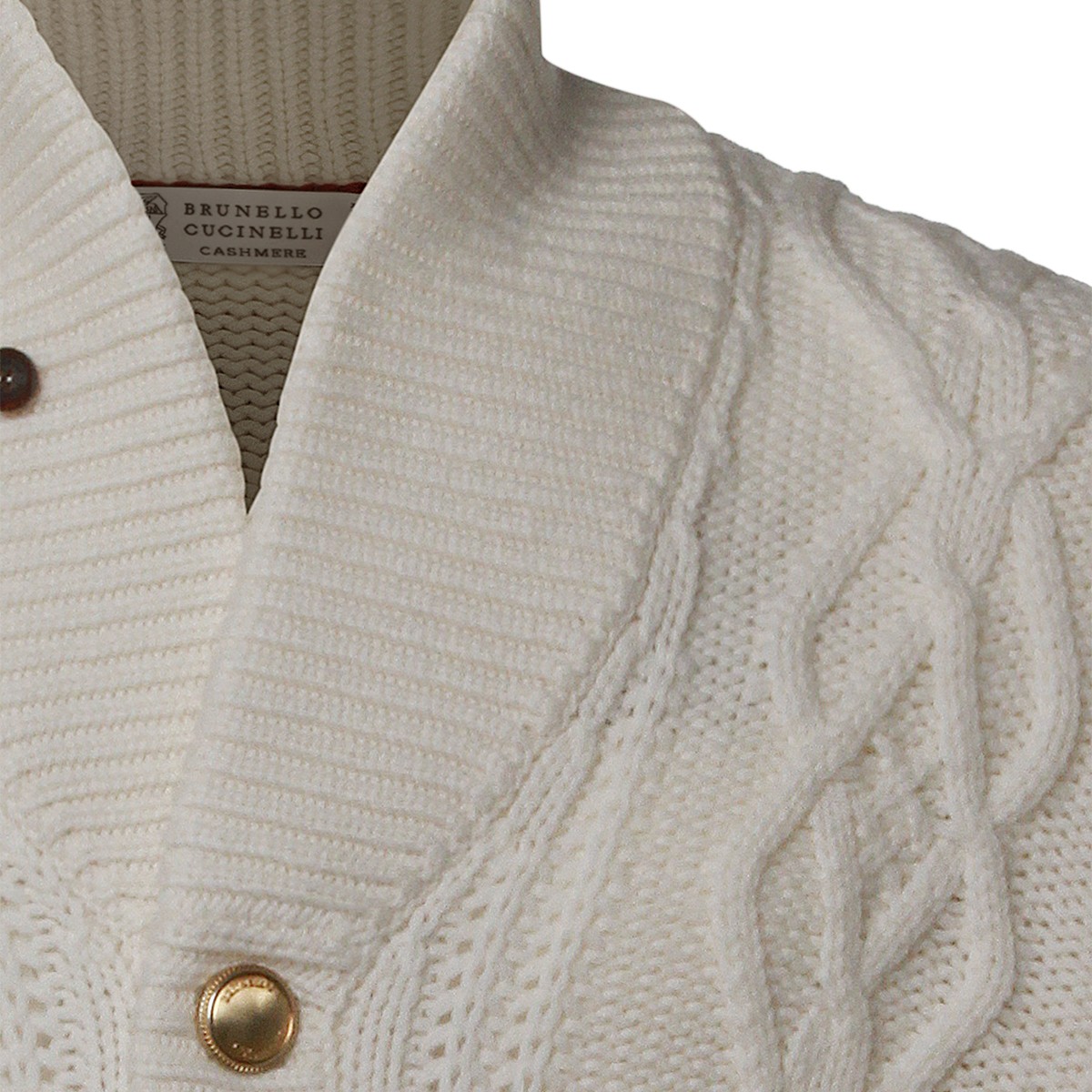 WHITE CACHEMIRE KNITWEAR