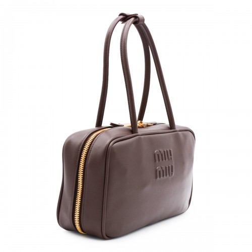 DARK BROWN LEATHER TOP... 2