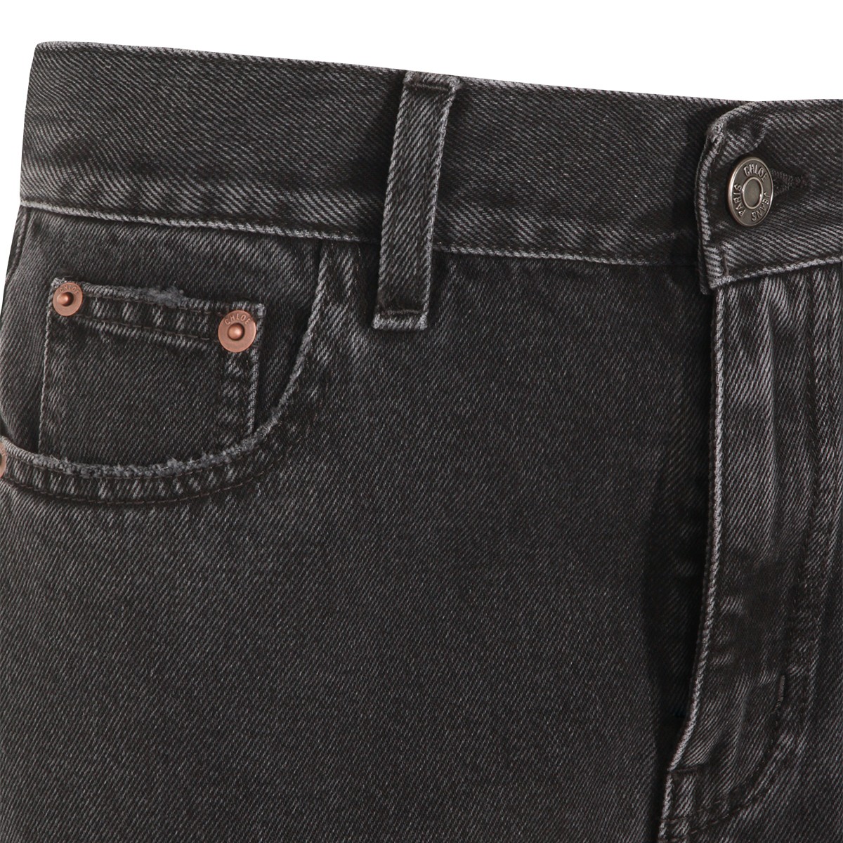 BLACK COTTON JEANS