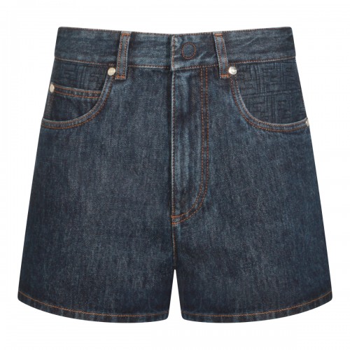 BLUEBERRY COTTON SHORTS