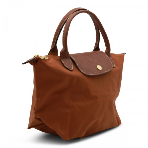 BROWN CANVAS LE PLIAGE TOTE BAG