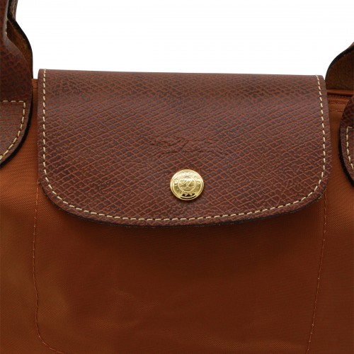 BROWN CANVAS LE PLIAGE TOTE BAG