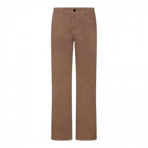 BROWN COTTON CARLYL JEANS