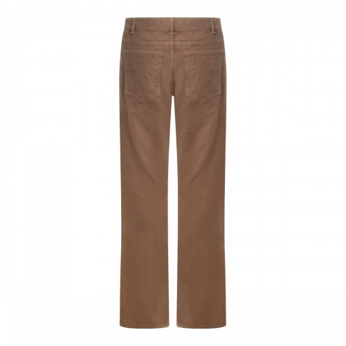 BROWN COTTON CARLYL JEANS 2