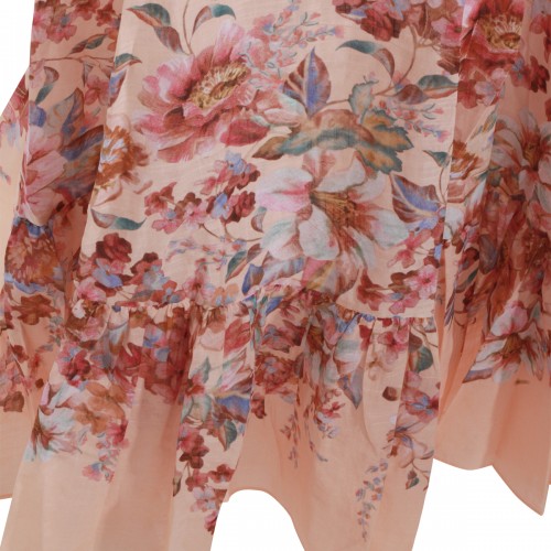 IVORY FLORAL COTTON DRESS