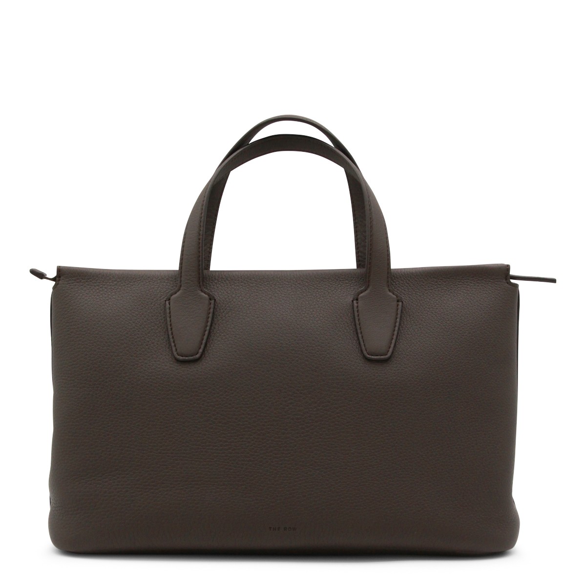 DEEP BROWN LEATHER MARCEL TOP HANDLE BAG