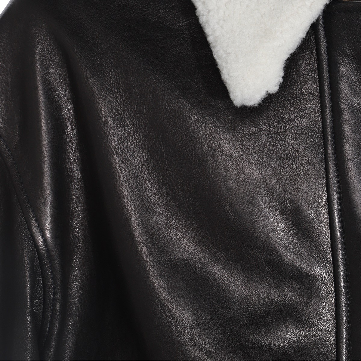 BLACK LEATHER JACKET