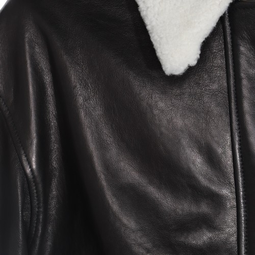 BLACK LEATHER JACKET