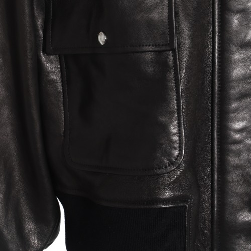 BLACK LEATHER JACKET
